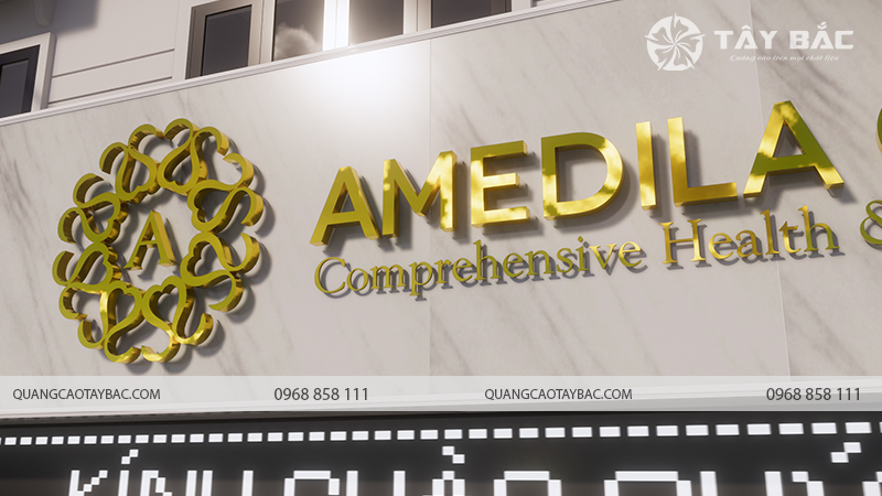 Biển quảng cáo thẫm mỹ viện Amedila