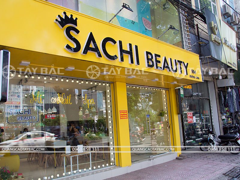 Biển quảng cáo tiệm nail Sachi