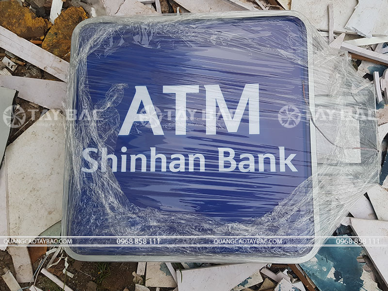 biển vẫy ATM shinhanbank