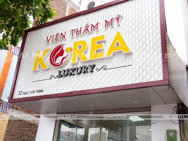 Biển quảng cáo spa Korea
