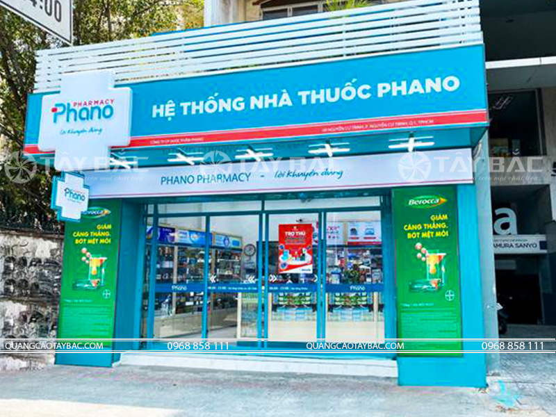 Bảng hiệu nhà thuốc Phanno