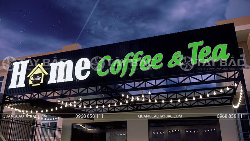 Biển quảng cáo coffee Home