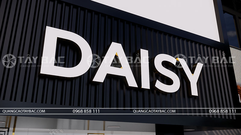 Bộ chữ nổi quảng cáo Daisy